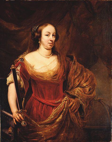 BOL, Ferdinand Portrait of Louise Marie Gonzaga de Nevers Sweden oil painting art